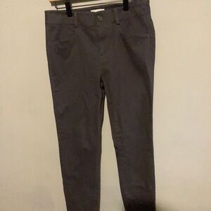 Loft outlet skinny ankle petite black pants size 0